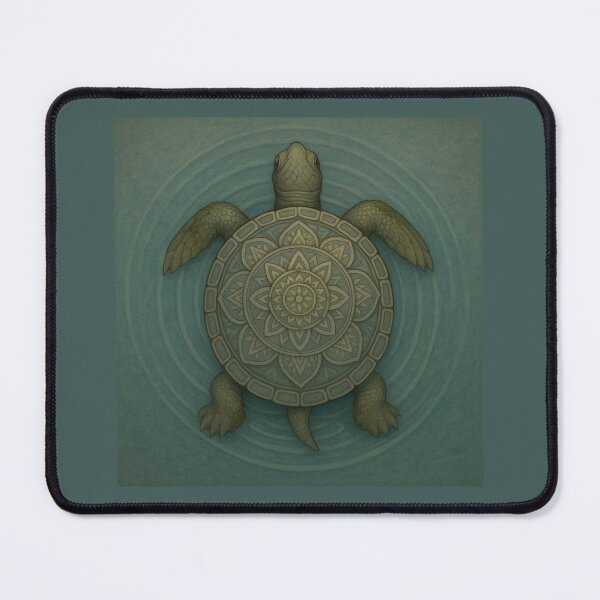 Item preview, Still as Stone – Turtle Mandala Design designed and sold by GeoWild Designs.