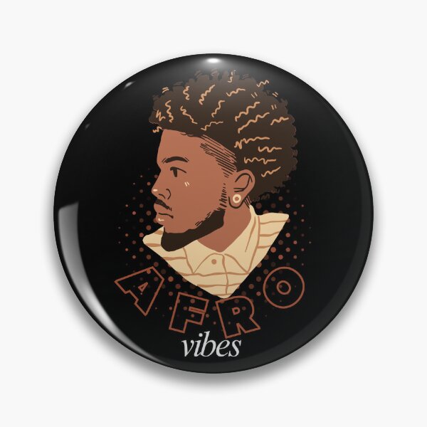 Item preview, Afro Vibes – Modern Afro Art Portrait designed and sold by SinFondoStudio.