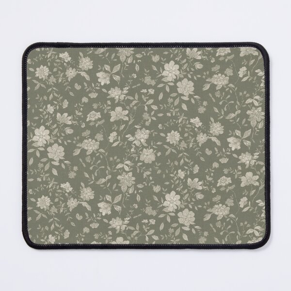 Item preview, Vintage floral dark green designed and sold by Lolah-Studio.