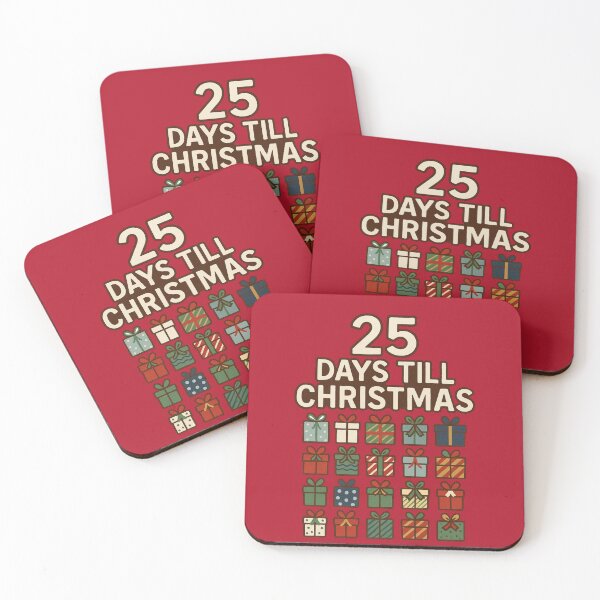 Item preview, 25 Days Till Christmas - Advent Countdown Holiday Gift designed and sold by PunchDrop.