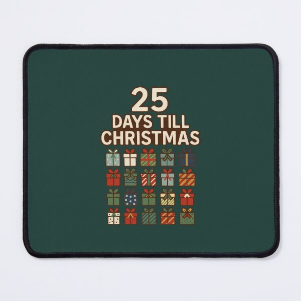 Item preview, 25 Days Till Christmas - Advent Countdown Holiday Gift designed and sold by PunchDrop.