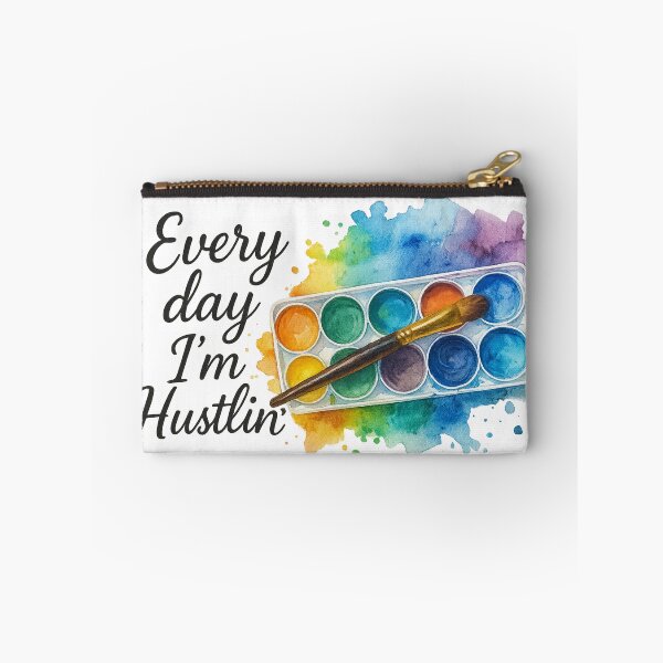 Item preview, Watercolor Every Day I'm Hustlin' designed and sold by thehaywirehoney.