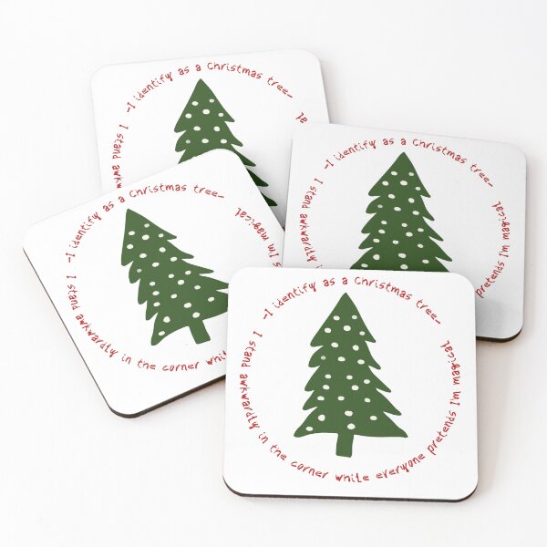 Item preview, I identify as a Christmas tree - I stand awkwardly in the corner while everyone pretends I’m magical designed and sold by MelocotonDreams.