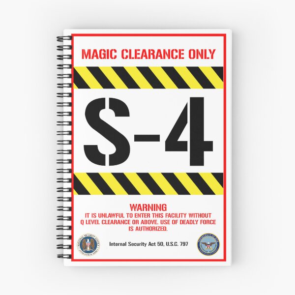 Item preview, Area 51 S-4 Facility Warning Sign designed and sold by MGC Art.