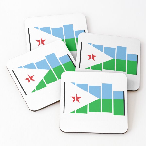 Item preview, Djibouti flag - design designed and sold by DjibProp.