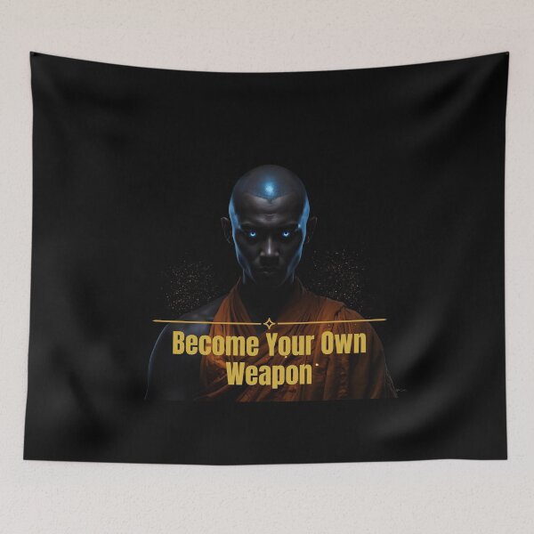 Item preview, Shaolin Monk – Become Your Own Weapon designed and sold by NatureNinja.