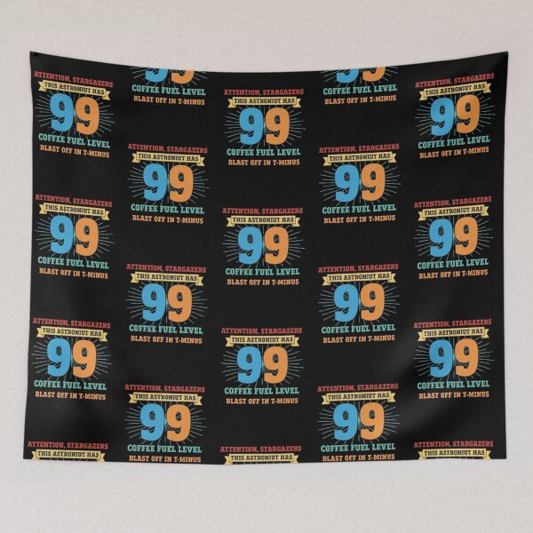 Item preview, Coffee-Fueled Astronüt – Funny Space Lover Design designed and sold by Dogandesighn.