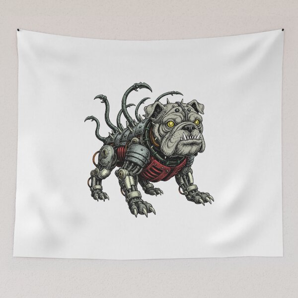 Item preview, The Cybernetic Bulldog designed and sold by krabbaraban.