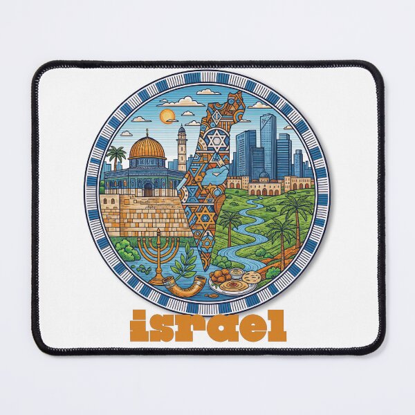 Item preview, Israel Illustrated: A Cultural Mosaic in One Frame designed and sold by ForeverPrintsOK.