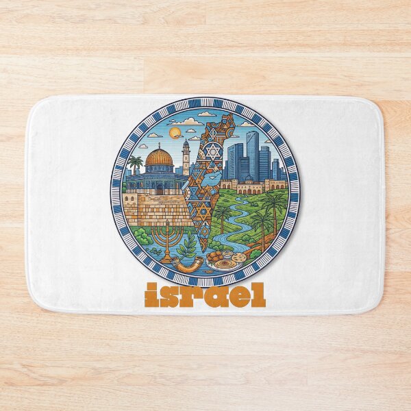 Item preview, Israel Illustrated: A Cultural Mosaic in One Frame designed and sold by ForeverPrintsOK.