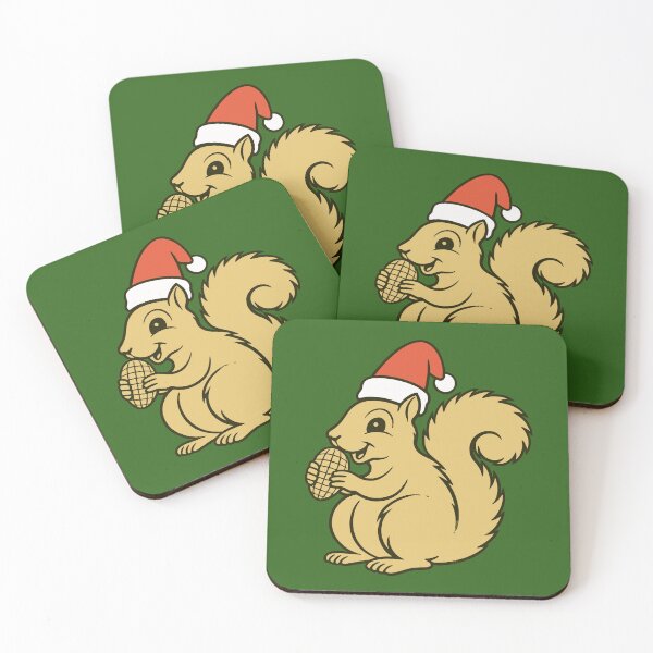 Item preview, Cute Christmas Squirrel Santa With Hat – Retro Holiday Cartoon Animal Design designed and sold by donwillisjrart.