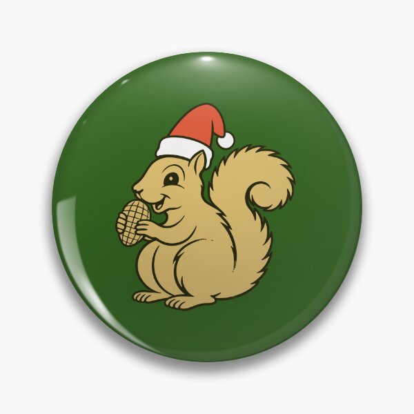 Item preview, Cute Christmas Squirrel Santa With Hat – Retro Holiday Cartoon Animal Design designed and sold by donwillisjrart.