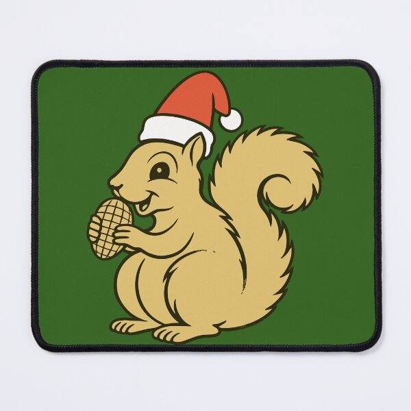 Item preview, Cute Christmas Squirrel Santa With Hat – Retro Holiday Cartoon Animal Design designed and sold by donwillisjrart.