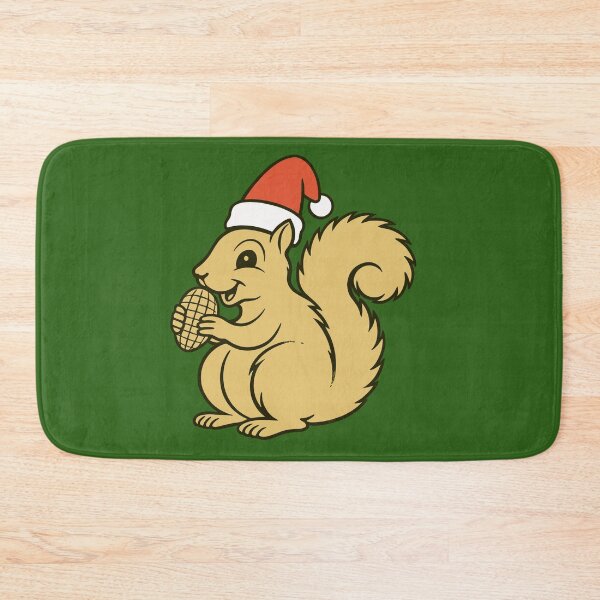 Item preview, Cute Christmas Squirrel Santa With Hat – Retro Holiday Cartoon Animal Design designed and sold by donwillisjrart.