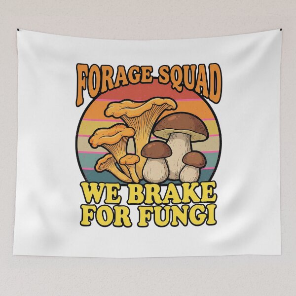 Item preview, Forage Squad - Funny Mushroom Foraging designed and sold by TB Designs Official.