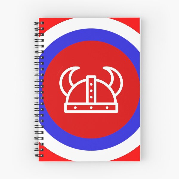 Item preview, Red White Blue Norway Norvege Landslaget football retro Mod Roundel designed and sold by ModSupporters.