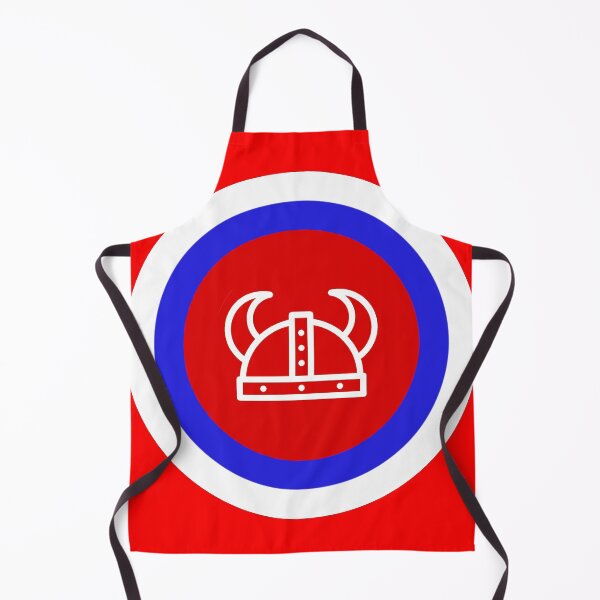 Item preview, Red White Blue Norway Norvege Landslaget football retro Mod Roundel designed and sold by ModSupporters.
