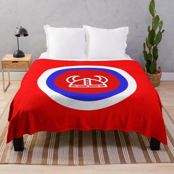 Item preview, Red White Blue Norway Norvege Landslaget football retro Mod Roundel designed and sold by ModSupporters.