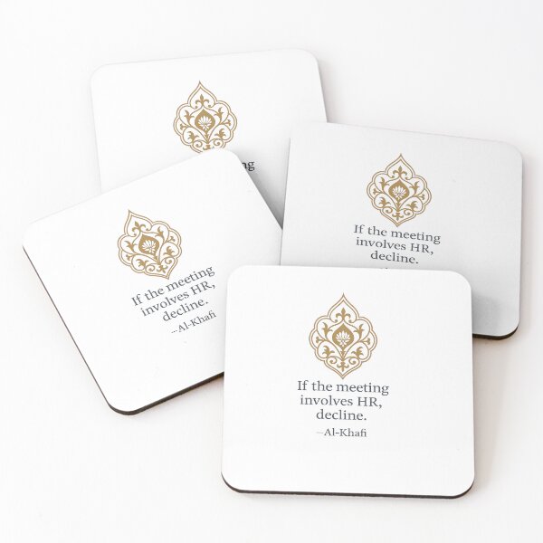 Item preview, “If the Meeting Involves HR” Minimalist Quote Design designed and sold by The Murcian Path.