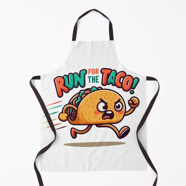 Item preview, Run For The Taco!! - Funny Running Cardio Fitness Cartoon T Shirt designed and sold by Design-Pro-21.