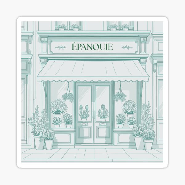 Item preview, Épanouie Boutique – Paris Flower Shop Design for Francophiles & Dreamers designed and sold by The Balanced Bonne Vivante.