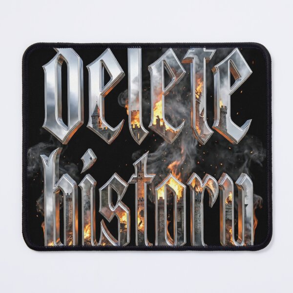 Item preview, Delete History - Chrome Gothic Typography Streetwear designed and sold by SavinMercantile.
