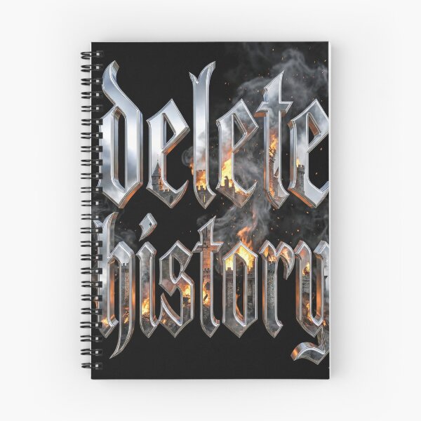 Item preview, Delete History - Chrome Gothic Typography Streetwear designed and sold by SavinMercantile.