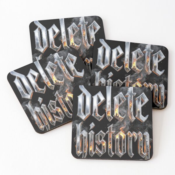 Item preview, Delete History - Chrome Gothic Typography Streetwear designed and sold by SavinMercantile.