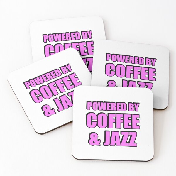 Item preview, Powered by coffee and Jazz designed and sold by Inspirationmotivation.