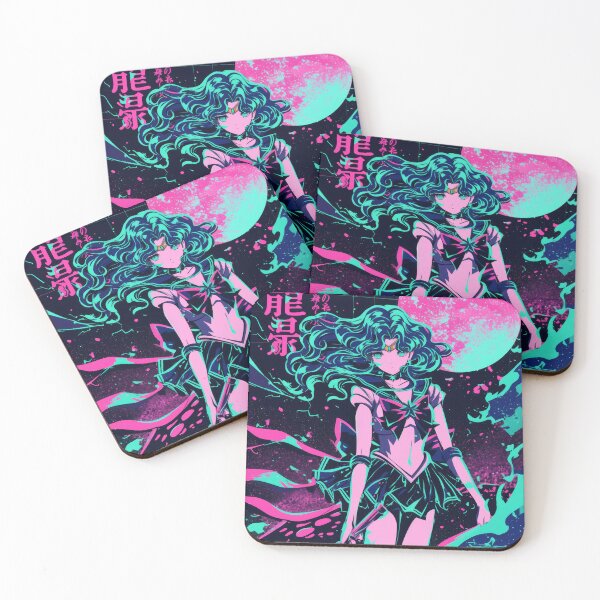 Item preview, Sailor Neptune Neon City Night designed and sold by AnimeArsenalPrints.