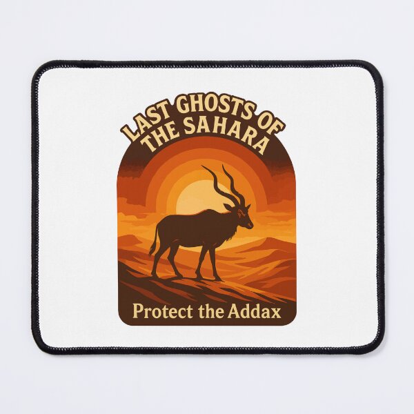 Item preview, Last Ghosts of the Sahara – Protect the Addax Endangered Species designed and sold by WildlifeInc.