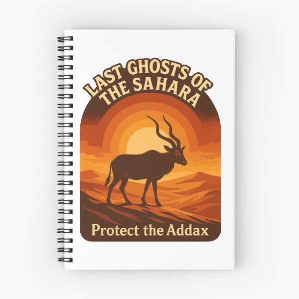 Item preview, Last Ghosts of the Sahara – Protect the Addax Endangered Species designed and sold by WildlifeInc.