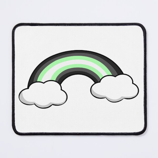 Item preview, Proud Rainbow in the Clouds Agender designed and sold by HarveyHandcraftsandDesigns.