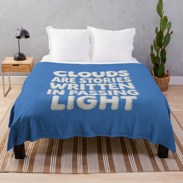 Item preview, Clouds Are Stories Written in Passing Light – Sky Quote Design designed and sold by GeoWild Designs.