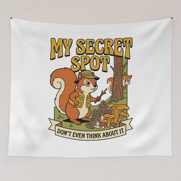 Item preview, My Secret Spot - Funny Mushroom Foraging designed and sold by TB Designs Official.