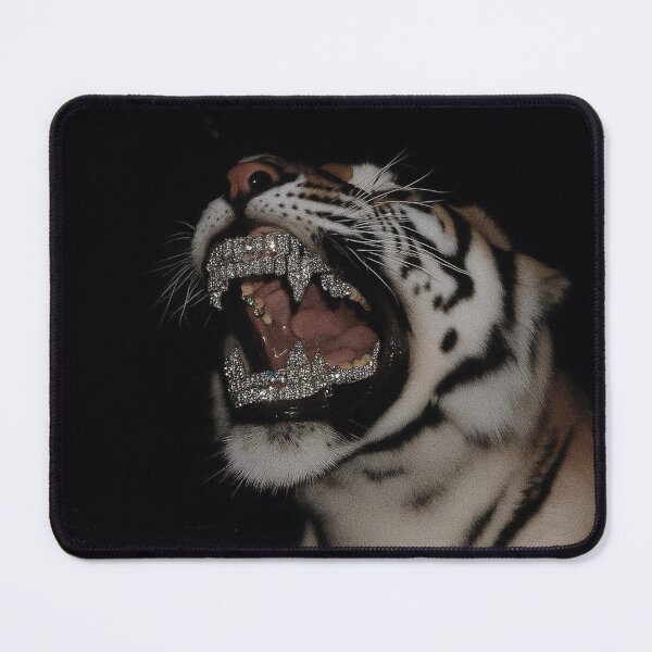 Item preview, Tiger Roar with Jewel Encrusted Teeth designed and sold by Adronia.