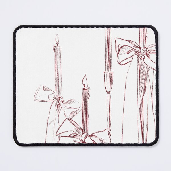 Item preview, Candle One Line Illustration by Dina Stoianova  designed and sold by Dina Stoianova.
