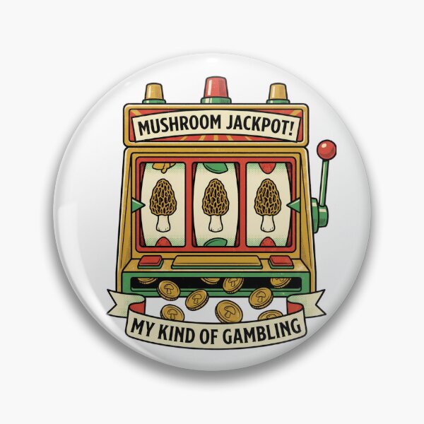 Item preview, Mushroom Jackpot My Kind of Gamble - Funny Mushroom Foraging designed and sold by TB Designs Official.