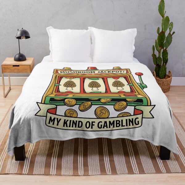 Item preview, Mushroom Jackpot My Kind of Gamble - Funny Mushroom Foraging designed and sold by TB Designs Official.