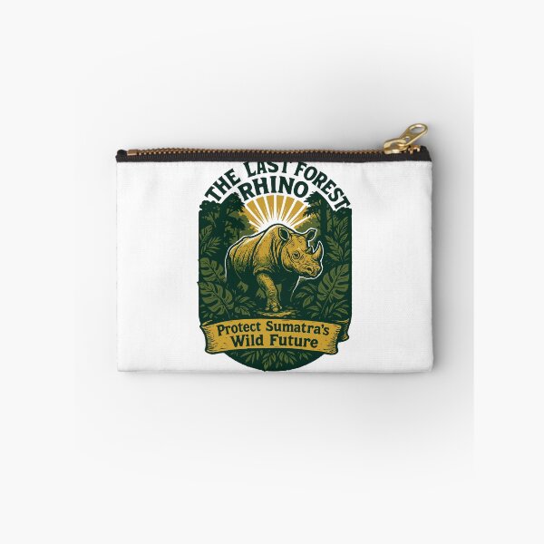 Item preview, Sumatran Forest Rhino Conservation Art designed and sold by WildlifeInc.