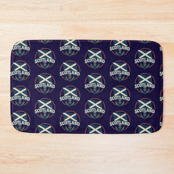 Item preview, Scotland Thistle & Saltire Vintage Emblem designed and sold by The Murcian Path.