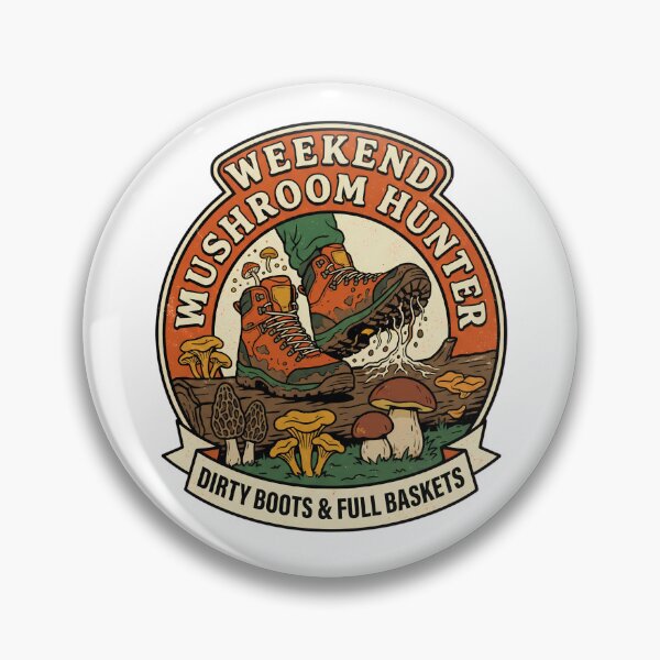 Item preview, Weekend Mushroom Hunter - Funny Mushroom Foraging designed and sold by TB Designs Official.