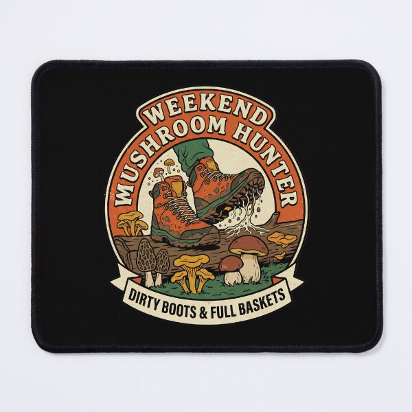 Item preview, Weekend Mushroom Hunter - Funny Mushroom Foraging designed and sold by TB Designs Official.