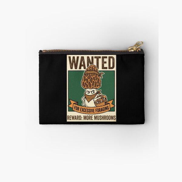 Item preview, Wanted Morels Poster - Funny Mushroom Foraging designed and sold by TB Designs Official.