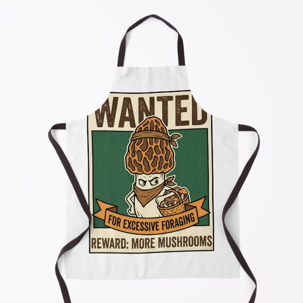Item preview, Wanted Morels Poster - Funny Mushroom Foraging designed and sold by TB Designs Official.