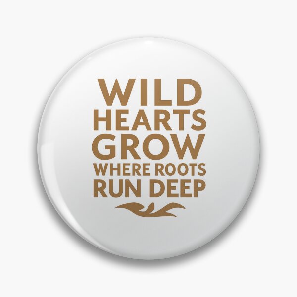 Item preview, “Wild Hearts Grow – Earthy Nature Quote Wall Art” designed and sold by GeoWild Designs.