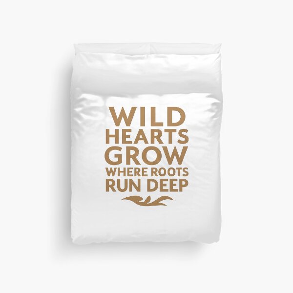 Item preview, “Wild Hearts Grow – Earthy Nature Quote Wall Art” designed and sold by GeoWild Designs.