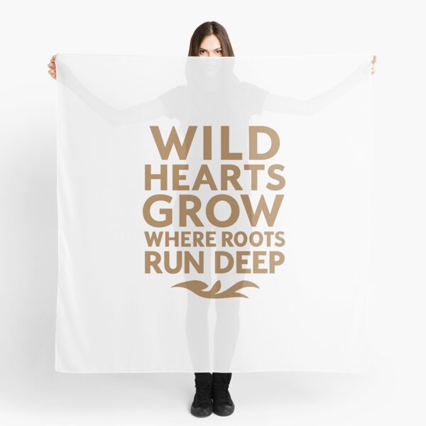 Item preview, “Wild Hearts Grow – Earthy Nature Quote Wall Art” designed and sold by GeoWild Designs.