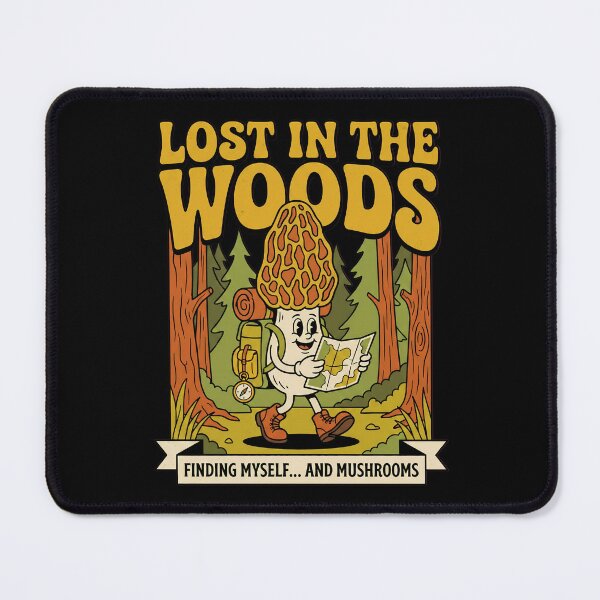 Item preview, Lost in The Woods Finding Myself - Funny Mushroom Foraging designed and sold by TB Designs Official.