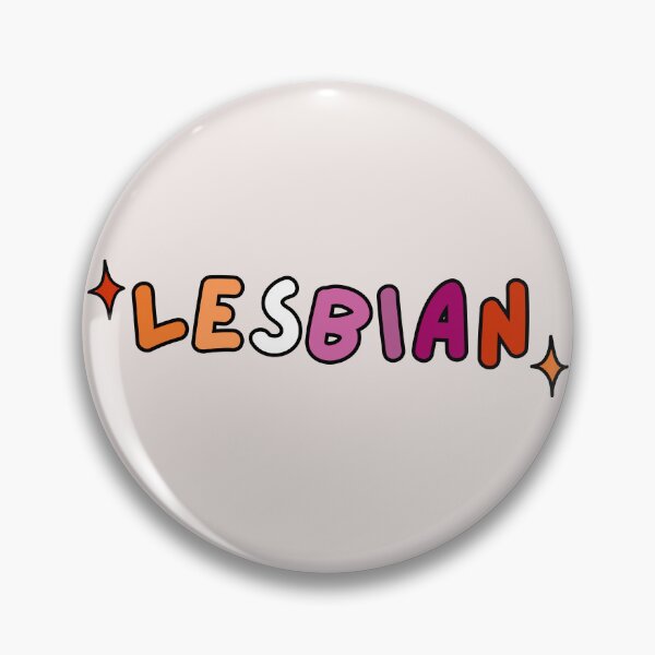 Item preview, "Lesbian" sunset pride flag text | lgbt colourful text design designed and sold by NeurodiverseTea.